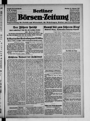 Berliner Börsen-Zeitung vom 24.02.1941