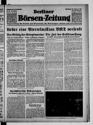 Berliner Börsen-Zeitung vom 25.02.1941