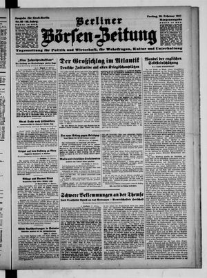 Berliner Börsen-Zeitung vom 28.02.1941