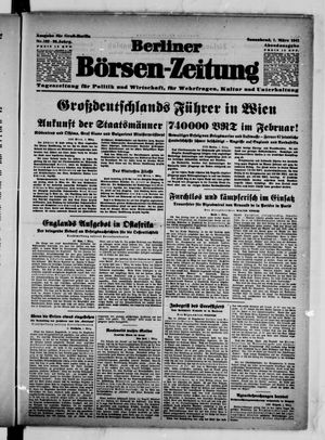 Berliner Börsen-Zeitung vom 01.03.1941