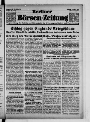 Berliner Börsen-Zeitung vom 03.03.1941