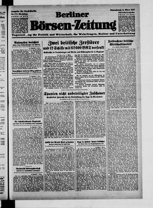 Berliner Börsen-Zeitung vom 08.03.1941