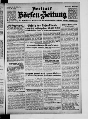 Berliner Börsen-Zeitung vom 09.03.1941