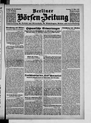 Berliner Börsen-Zeitung vom 14.03.1941