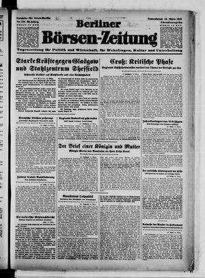 Berliner Börsen-Zeitung vom 15.03.1941