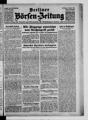 Berliner Börsen-Zeitung vom 21.03.1941