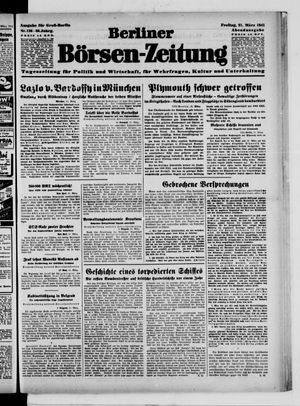 Berliner Börsen-Zeitung vom 21.03.1941
