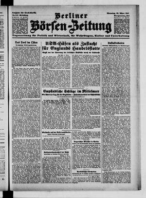 Berliner Börsen-Zeitung vom 25.03.1941