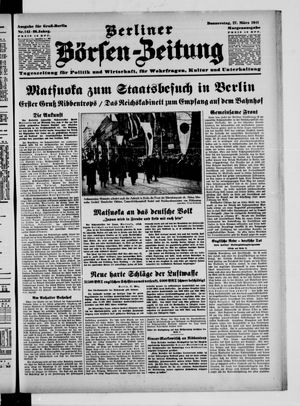 Berliner Börsen-Zeitung vom 27.03.1941