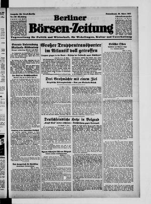 Berliner Börsen-Zeitung vom 29.03.1941