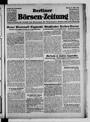 Berliner Börsen-Zeitung vom 31.03.1941