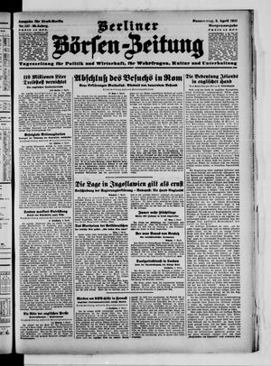 Berliner Börsen-Zeitung vom 03.04.1941