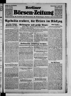 Berliner Börsen-Zeitung vom 03.04.1941