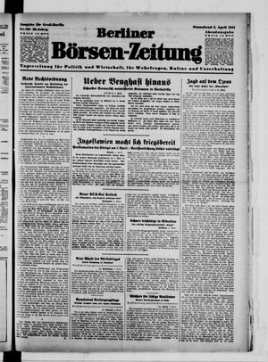 Berliner Börsen-Zeitung vom 05.04.1941