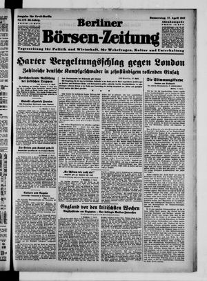 Berliner Börsen-Zeitung vom 17.04.1941