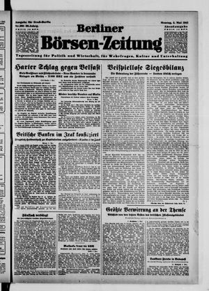 Berliner Börsen-Zeitung vom 05.05.1941
