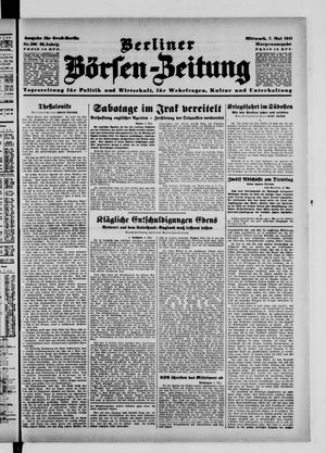 Berliner Börsen-Zeitung vom 07.05.1941