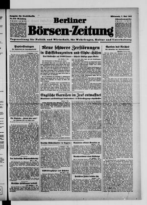 Berliner Börsen-Zeitung vom 07.05.1941