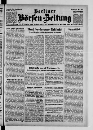 Berliner Börsen-Zeitung vom 09.05.1941