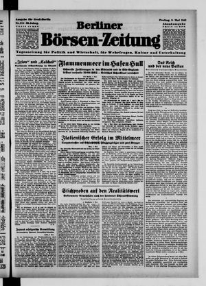 Berliner Börsen-Zeitung vom 09.05.1941