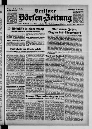 Berliner Börsen-Zeitung vom 10.05.1941
