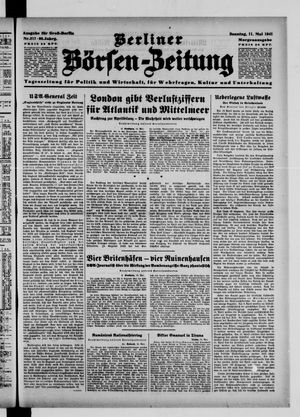 Berliner Börsen-Zeitung vom 11.05.1941