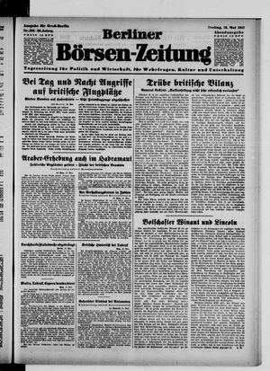 Berliner Börsen-Zeitung vom 16.05.1941