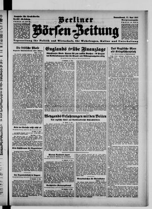 Berliner Börsen-Zeitung vom 17.05.1941
