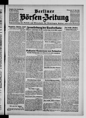 Berliner Börsen-Zeitung vom 21.05.1941