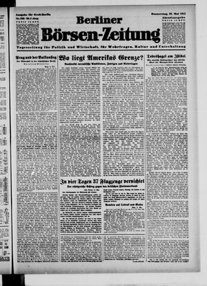 Berliner Börsen-Zeitung vom 22.05.1941