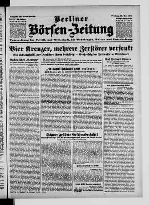 Berliner Börsen-Zeitung vom 23.05.1941