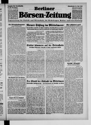 Berliner Börsen-Zeitung vom 24.05.1941