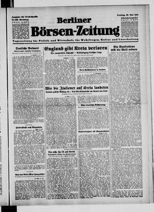 Berliner Börsen-Zeitung vom 30.05.1941