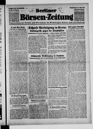 Berliner Börsen-Zeitung vom 31.05.1941