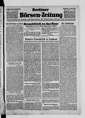 Berliner Börsen-Zeitung vom 04.06.1941