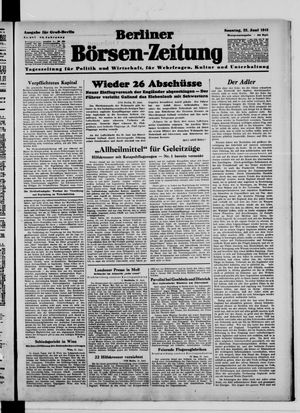 Berliner Börsen-Zeitung vom 22.06.1941
