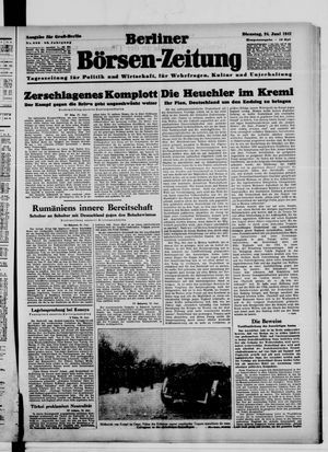 Berliner Börsen-Zeitung vom 24.06.1941
