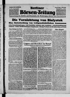 Berliner Börsen-Zeitung vom 03.07.1941