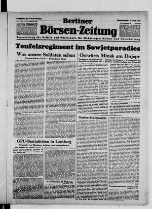 Berliner Börsen-Zeitung vom 05.07.1941