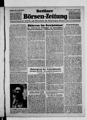 Berliner Börsen-Zeitung vom 06.07.1941