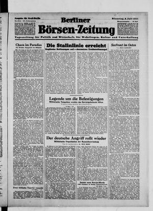 Berliner Börsen-Zeitung vom 08.07.1941