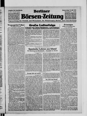 Berliner Börsen-Zeitung vom 10.07.1941