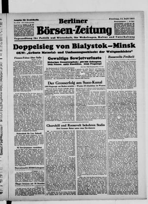 Berliner Börsen-Zeitung vom 11.07.1941