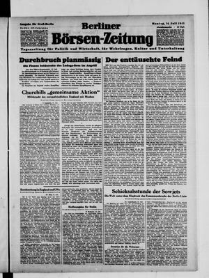 Berliner Börsen-Zeitung vom 14.07.1941