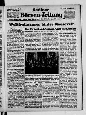 Berliner Börsen-Zeitung vom 23.07.1941
