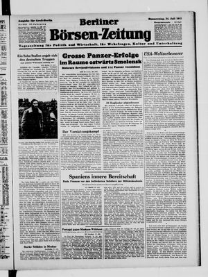 Berliner Börsen-Zeitung vom 24.07.1941