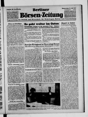 Berliner Börsen-Zeitung vom 24.07.1941