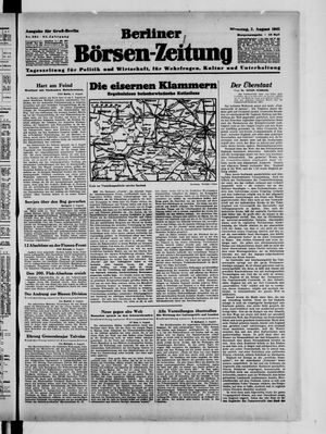 Berliner Börsen-Zeitung vom 05.08.1941