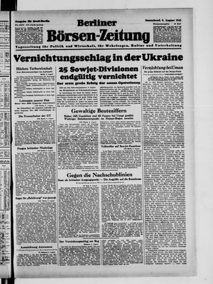 Berliner Börsen-Zeitung vom 09.08.1941