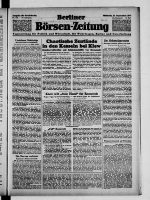 Berliner Börsen-Zeitung vom 24.09.1941
